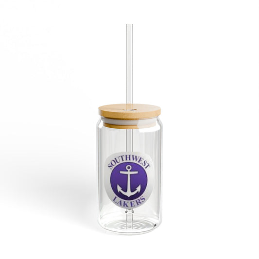 Minneapolis Southwest Lakers 16oz Sipper Glass - Eco-Friendly Drinkware for Events & Everyday Use