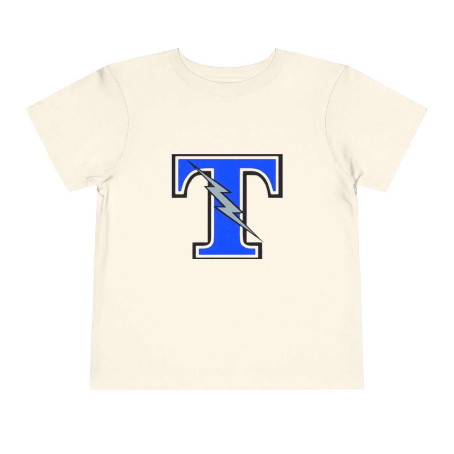 Tartan Titans Toddler Short Sleeve Tee - Fun Lightning Bolt Design