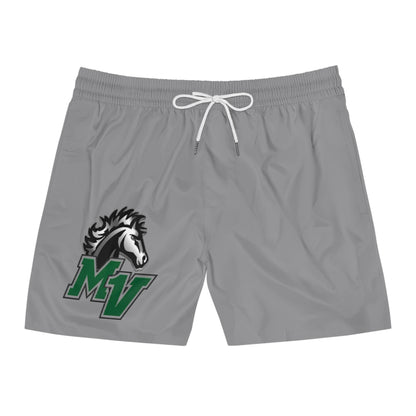 Mounds View Mustangs Men's Mid-Length Swim Shorts