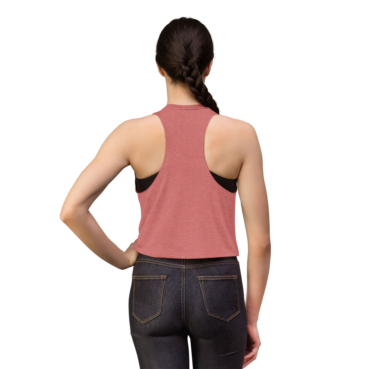 Hastings Raiders Crop Top — Women’s Athletic Tank with 'RAIDERS' Arch Logo
