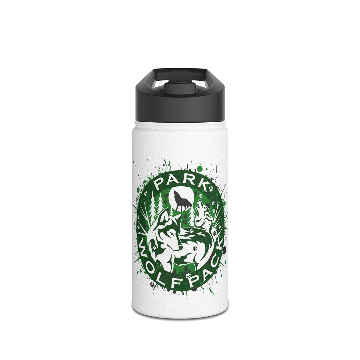 Park Cottage Grove Wolfpack Stainless Steel Water Bottle, Motivational Hydration Bottle, Sports Water Bottle, Eco-Friendly Gift, Personalized Travel Mug