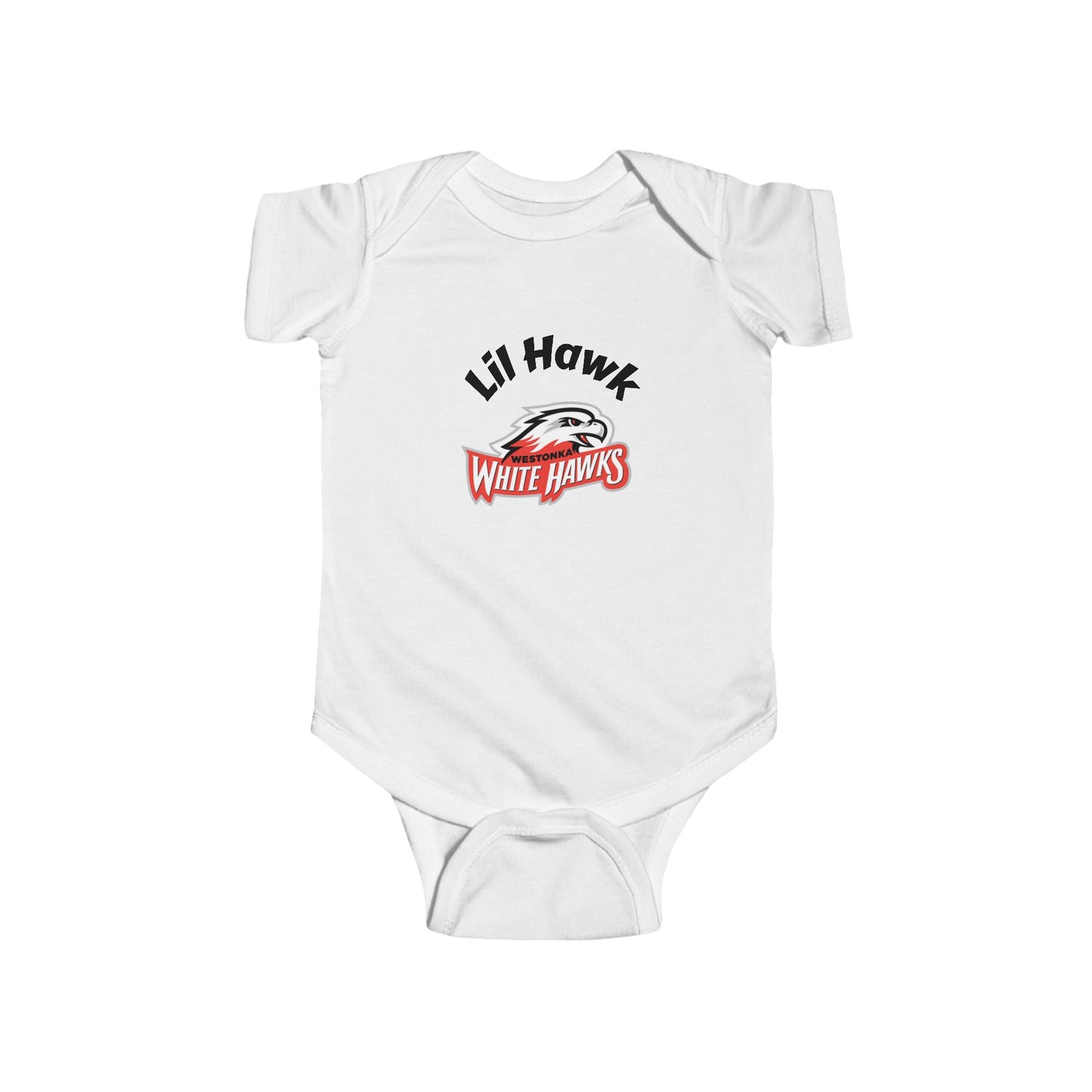 Mound Westonka White Hawks Infant Bodysuit - Perfect Baby Shower Gift