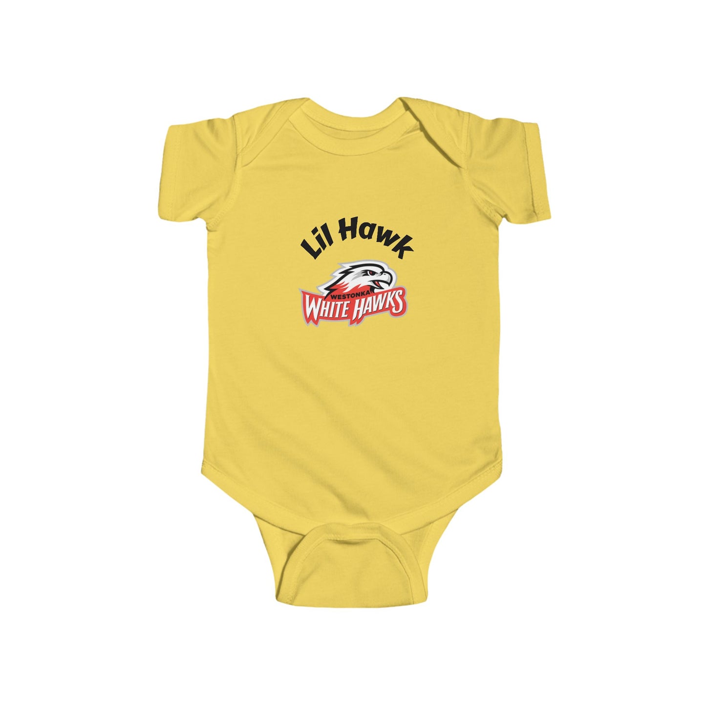 Mound Westonka White Hawks Infant Bodysuit - Perfect Baby Shower Gift