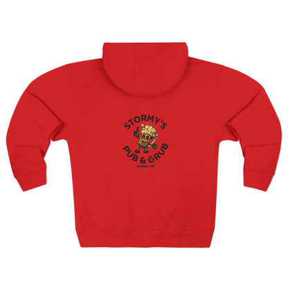 Stormy's Pub & Grub Logo Vintage-Style Hooded Zip-Up
