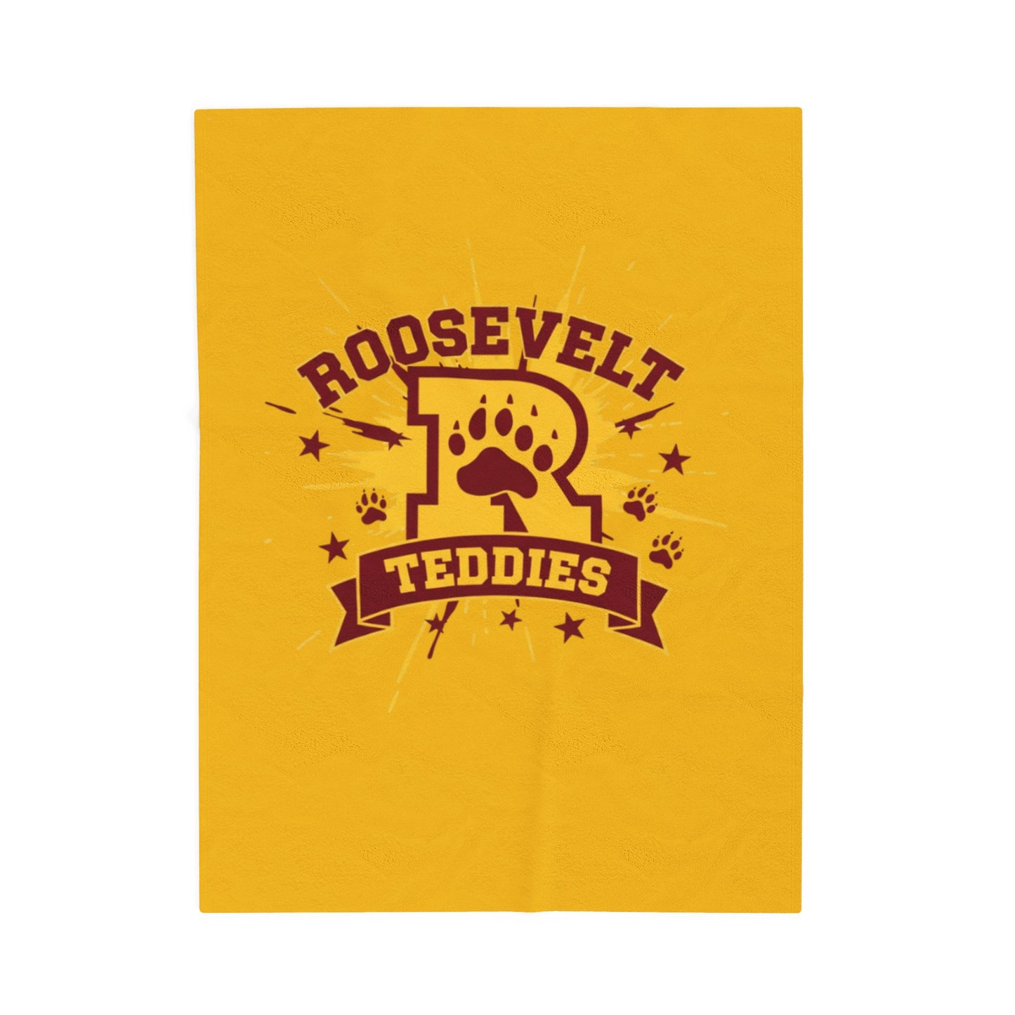 Minneapolis Roosevelt Velveteen Plush Blanket - Cozy Sports Fan Gift