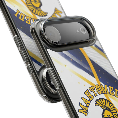 Mahtomedi Zephyrs Clear Phone Case with Bold Logo - Perfect for School Events and Graduation