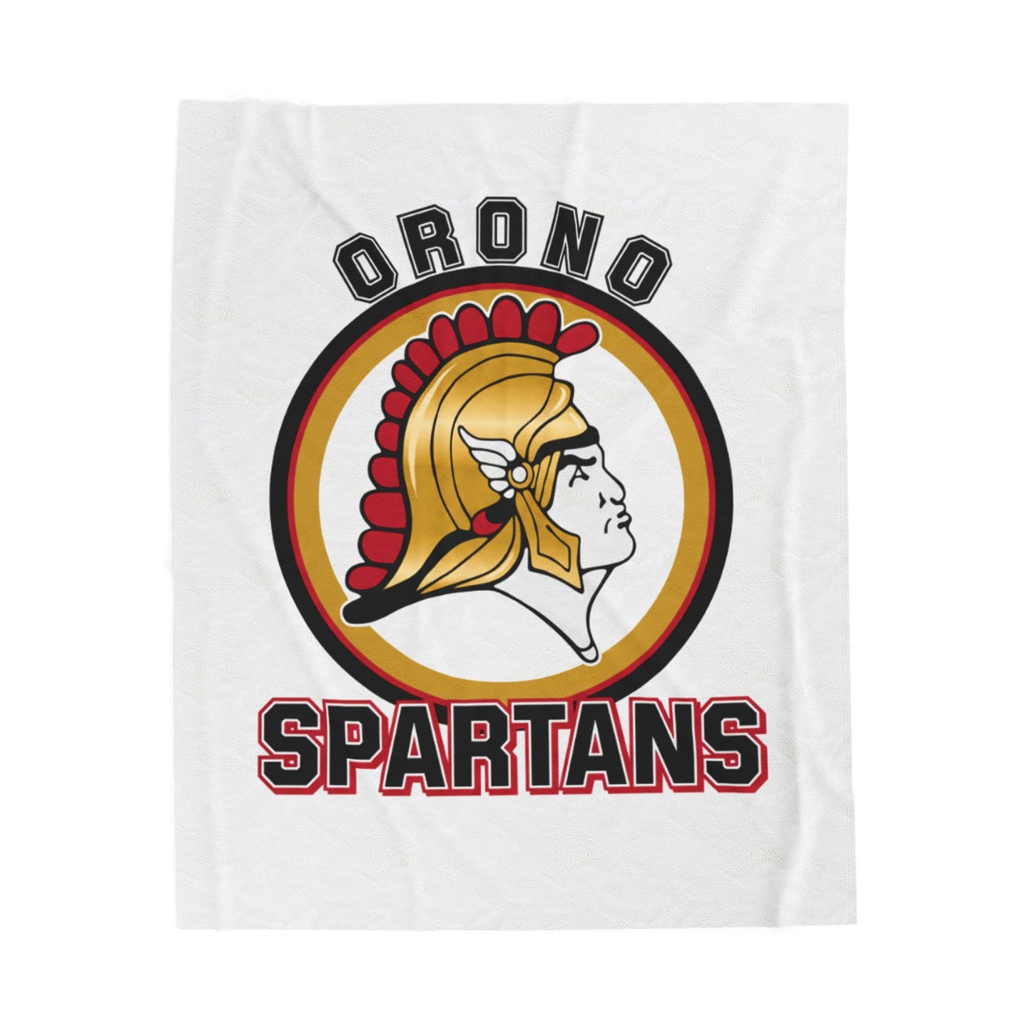 Orono Spartans Cozy Velveteen Plush Blanket - Perfect for Relaxation and Home Decor