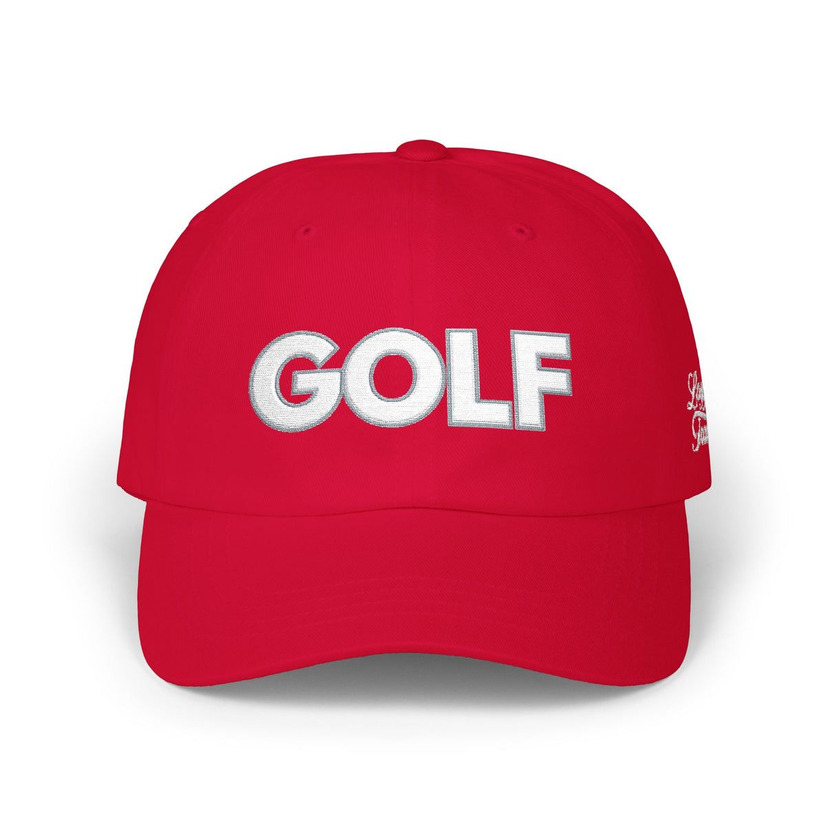 Loggers Trail 'GOLF' Cap — Vintage Fuzzy Lettering