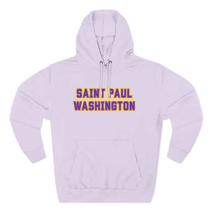 Saint Paul Washington Tech Eagles Hoodie — Collegiate Pullover with Bold Varsity Text
