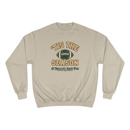 'Tis the Season Football Sweatshirt — O'Malley's Irish Pub Vintage Game Day Champion Crewneck
