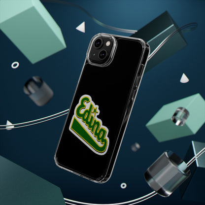Custom Clear Phone Case with Edina Design - Stylish Protection for Your Smartphone