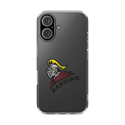 Clear Phone Case with Harding Logo