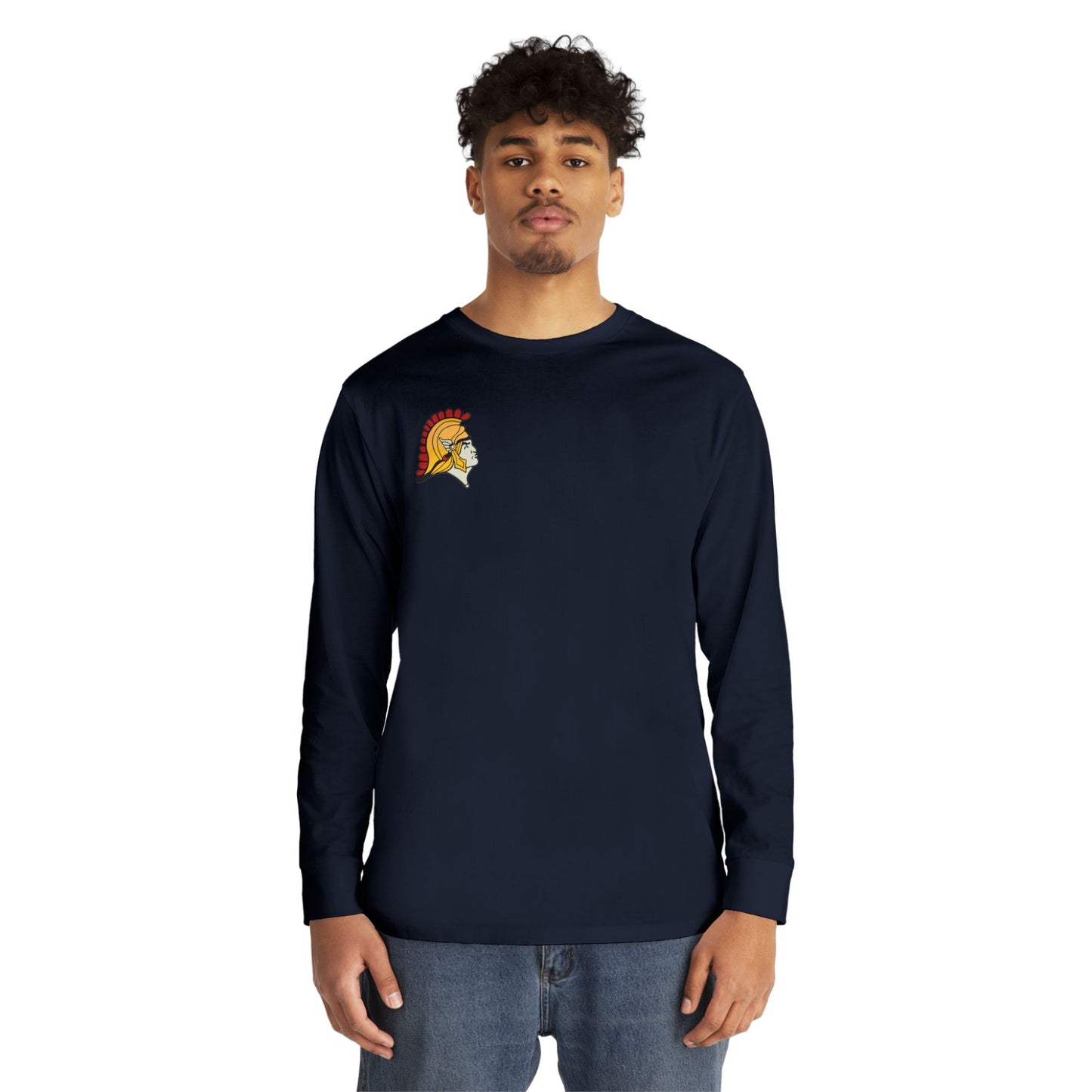 Orono Spartans Casual Long Sleeve Crewneck Tee - Perfect for Everyday Wear
