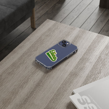 Custom Clear Phone Case with Edina Design - Stylish Protection for Your Smartphone