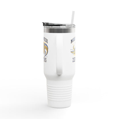 Mahtomedi Zephyrs Insulated Travel Mug - 40oz with Custom Logo for Road Trips and Daily Commutes