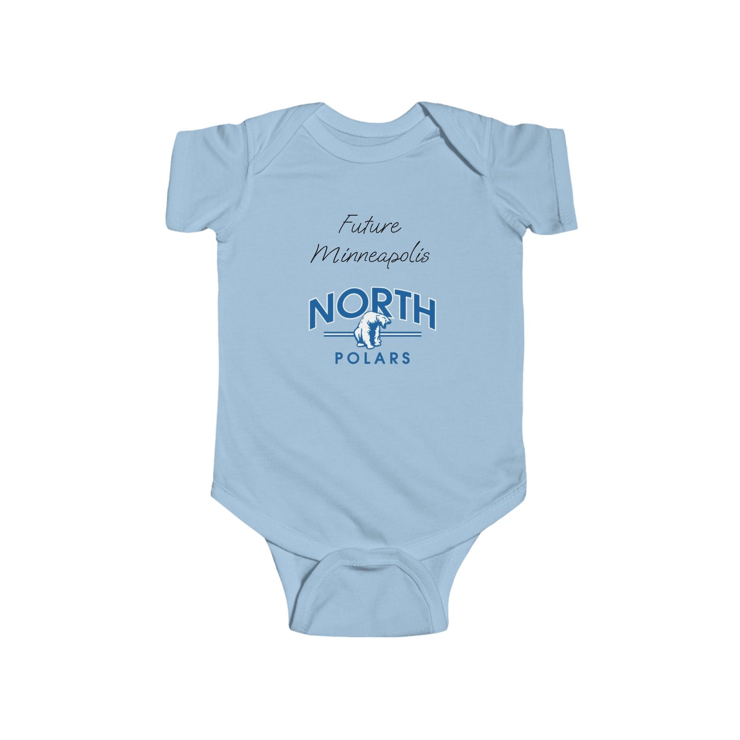 Minneapolis North Polars "Future Polar"  Infant Bodysuit - Comfortable and Cute Baby Wear