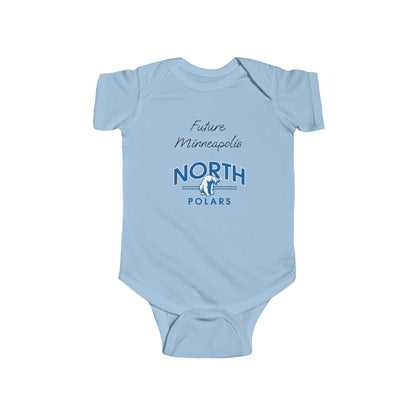 Minneapolis North Polars "Future Polar"  Infant Bodysuit - Comfortable and Cute Baby Wear