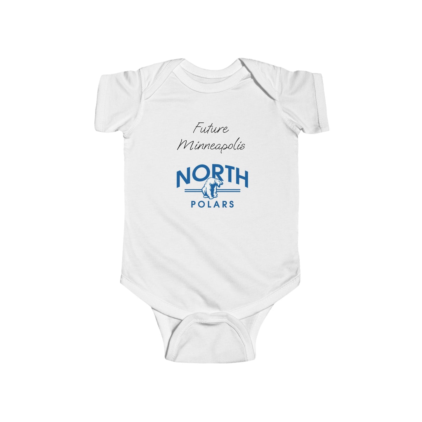 Minneapolis North Polars "Future Polar"  Infant Bodysuit - Comfortable and Cute Baby Wear