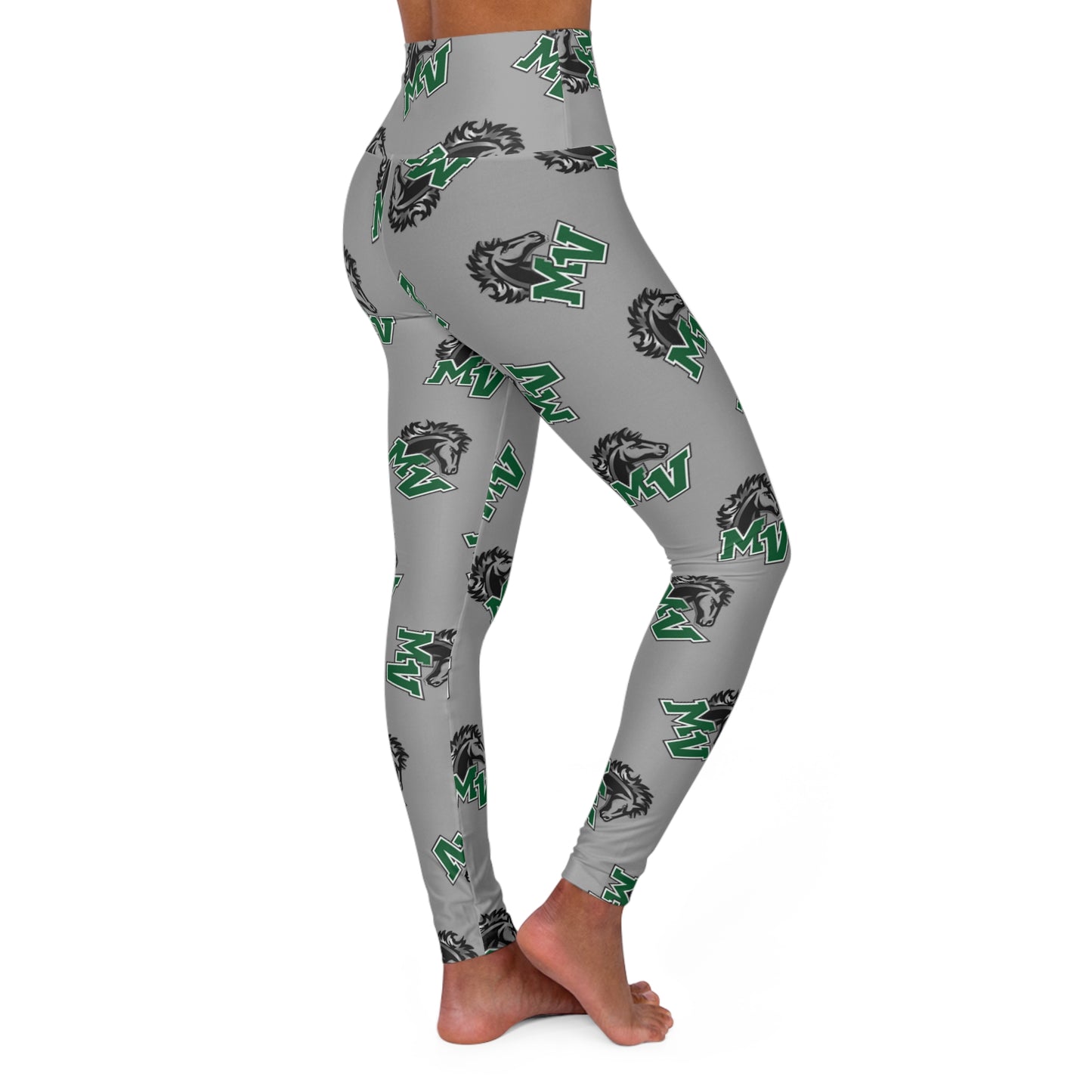 Mounds View Mustangs High Waisted Yoga Leggings