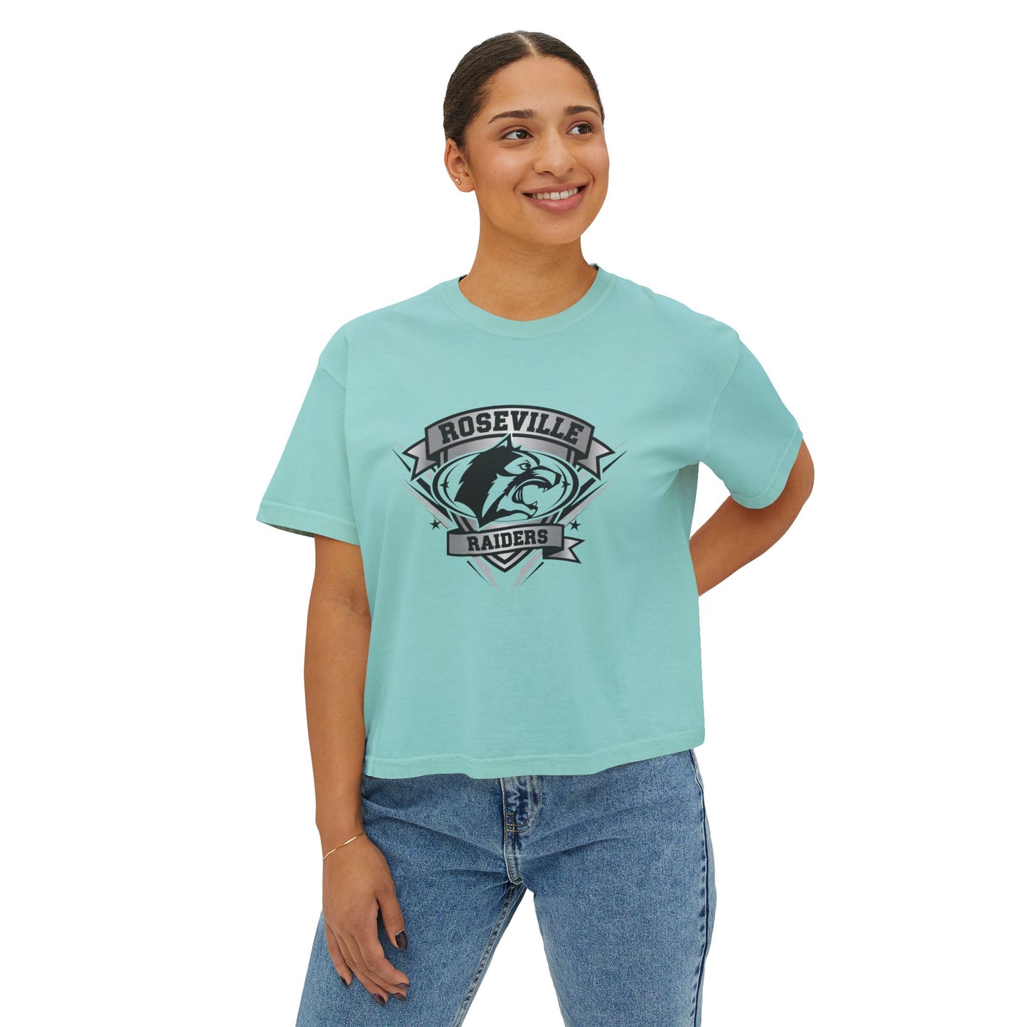 Roseville Raiders Casual Women's Boxy Tee