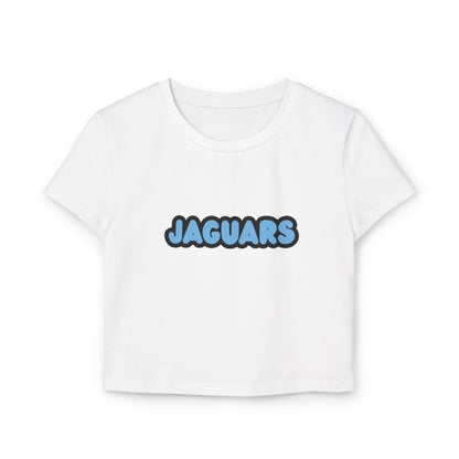Bloomington Jefferson Jaguars Women’s Baby Tee - Retro Graphic Top for Casual Vibes