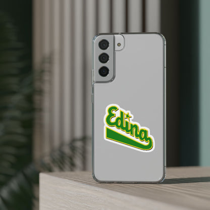 Custom Clear Phone Case with Edina Design - Stylish Protection for Your Smartphone