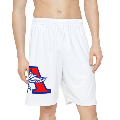Robbinsdale Armstrong Falcons Men's White Sports Shorts