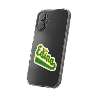 Custom Clear Phone Case with Edina Design - Stylish Protection for Your Smartphone