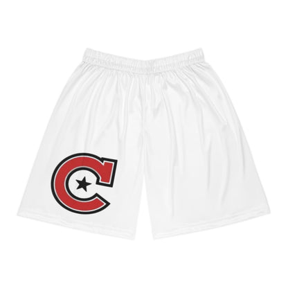 Minneapolis Camden White Basketball Shorts for Sports Enthusiasts