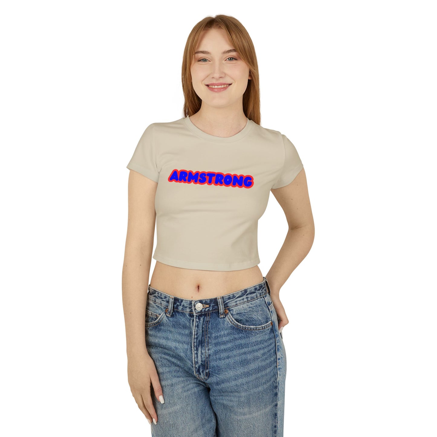 Robbinsdale Armstrong Falcons Women’s Baby Tee - Retro Graphic Top for Casual Vibes