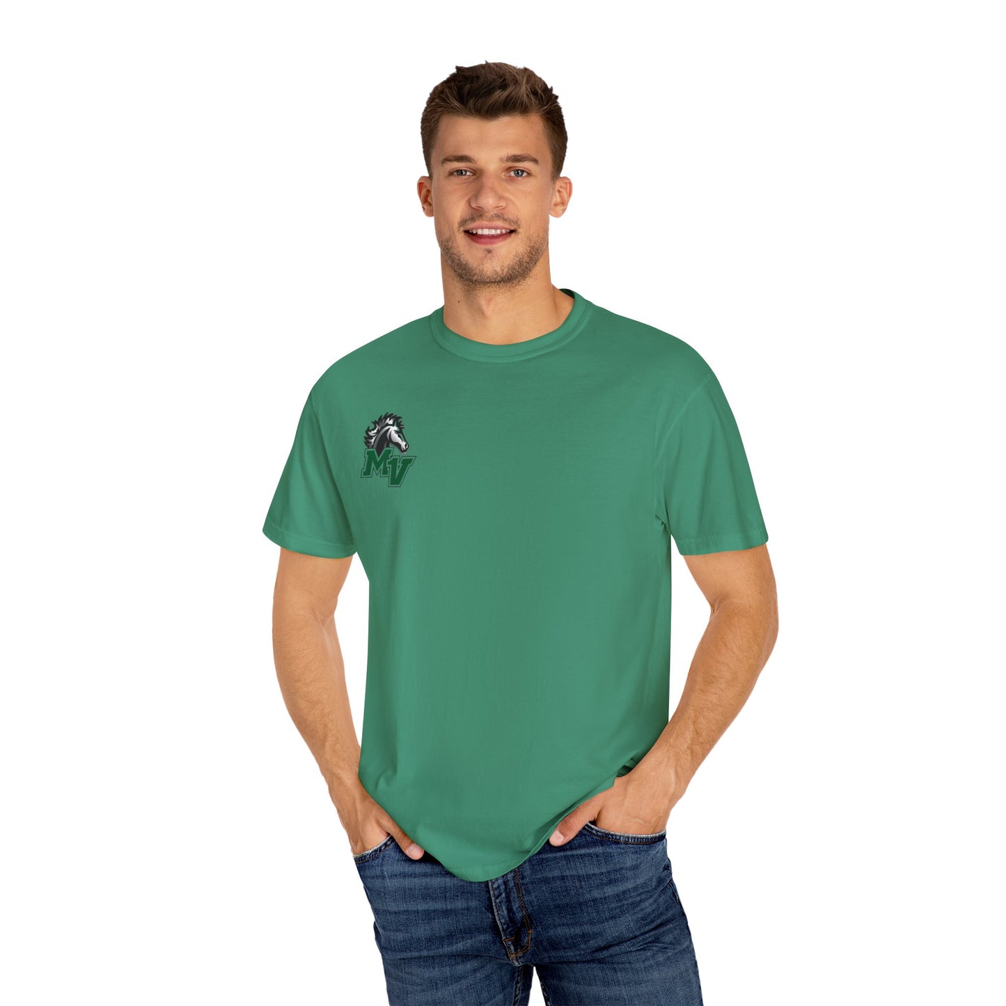 Mounds View Mustangs Unisex Garment-Dyed T-Shirt
