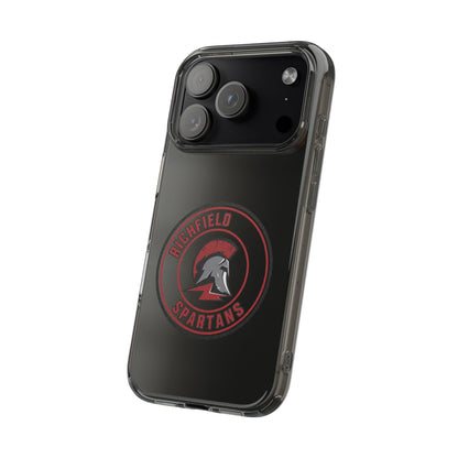 Richfield Spartans Clear Phone Case  - Durable Phone Protection for Everyday Use
