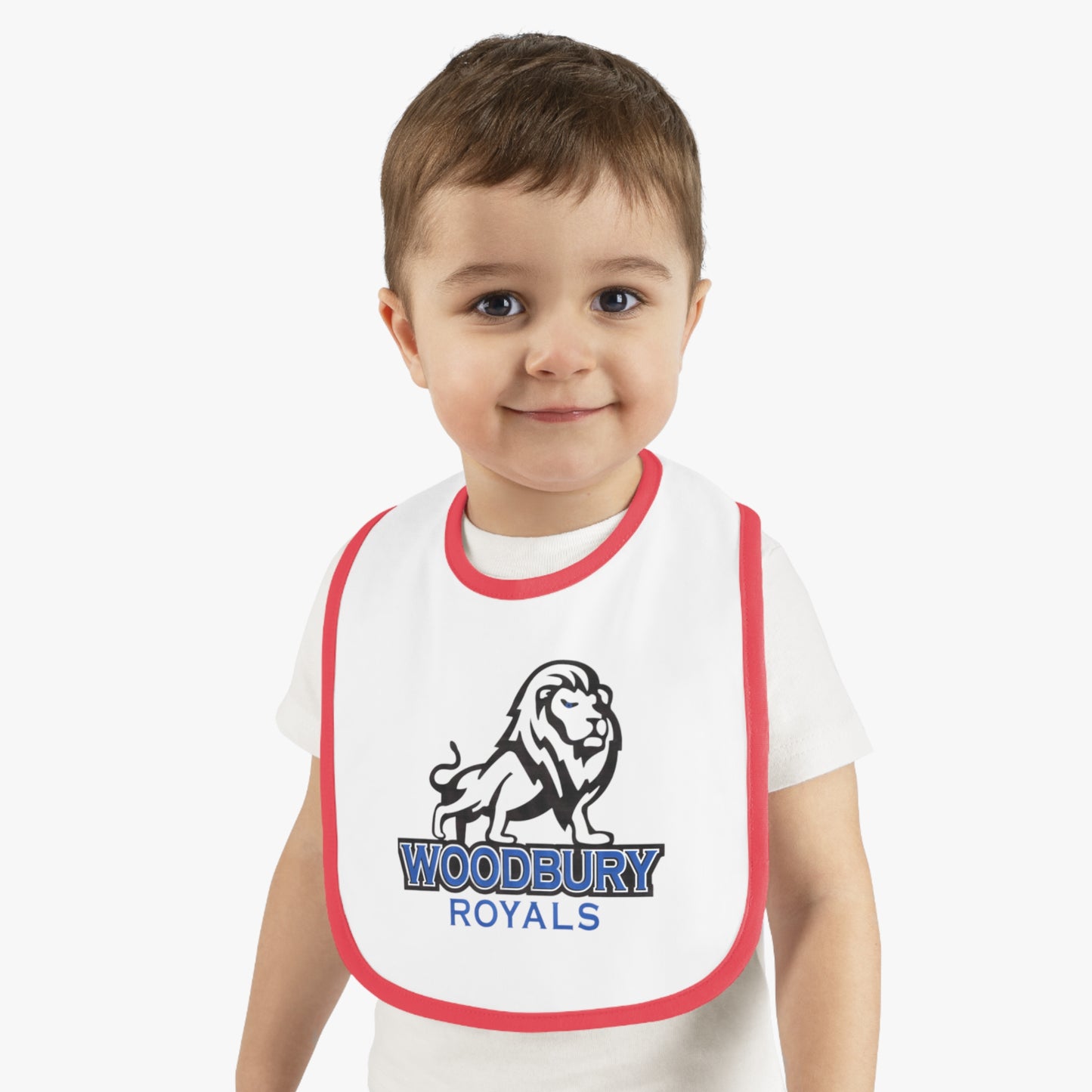 Woodbury Royals Baby Contrast Trim Jersey Bib