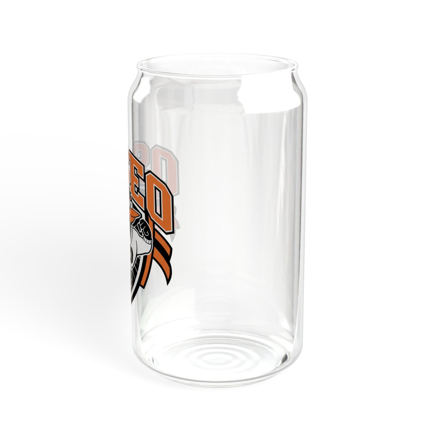 Osseo Orioles Stylish 16oz Sipper Glass, Eco-Friendly Drinkware