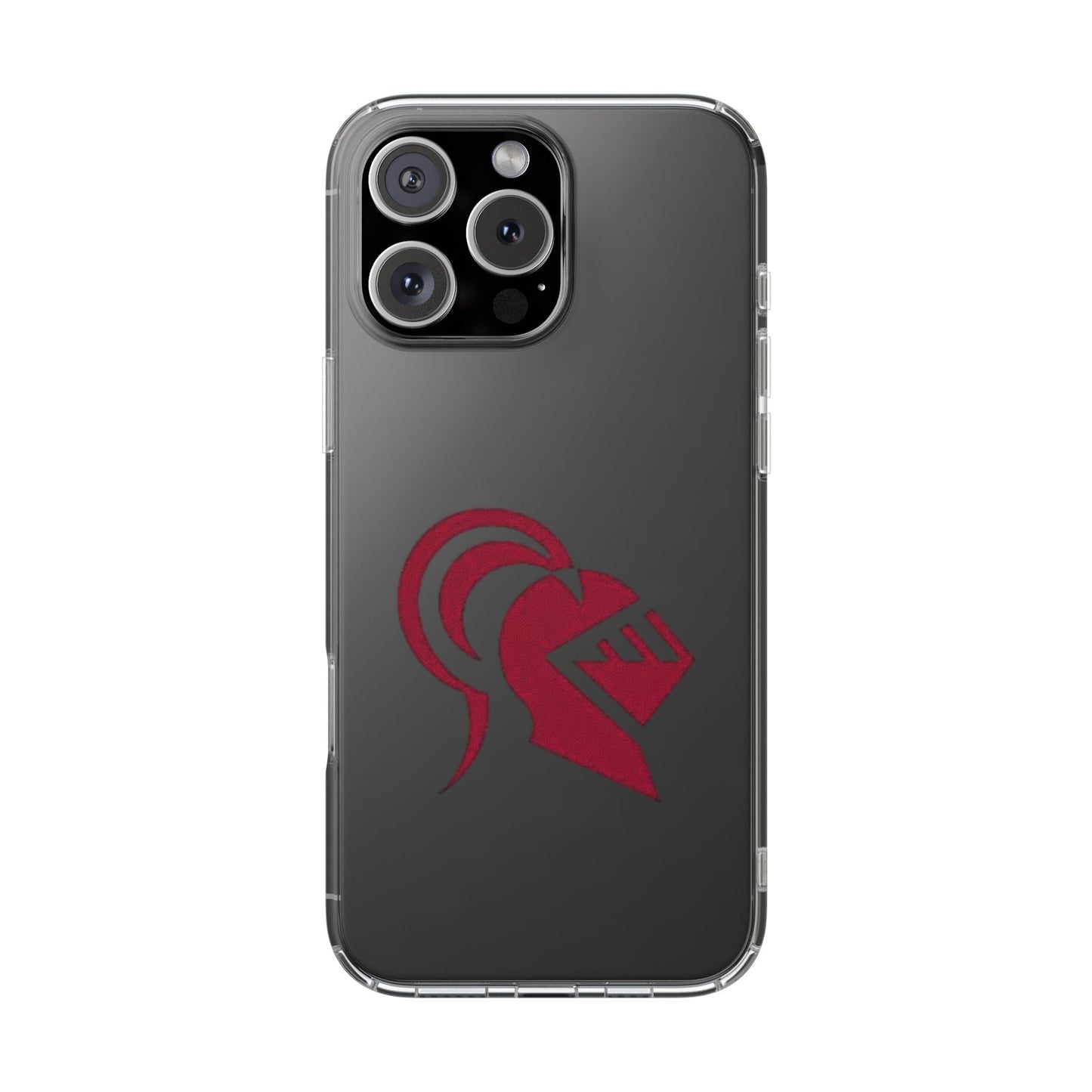 Irondale Knights Shield Clear Phone Case - Durable Protection with Bold Design