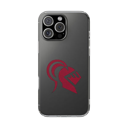 Irondale Knights Shield Clear Phone Case - Durable Protection with Bold Design