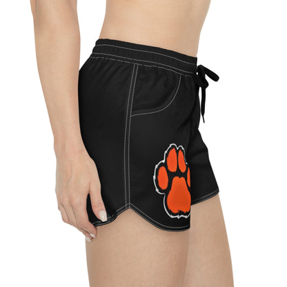 Farmington Tigers Black Women's Casual Shorts