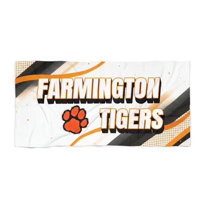 Farmington Tigers Beach Towel