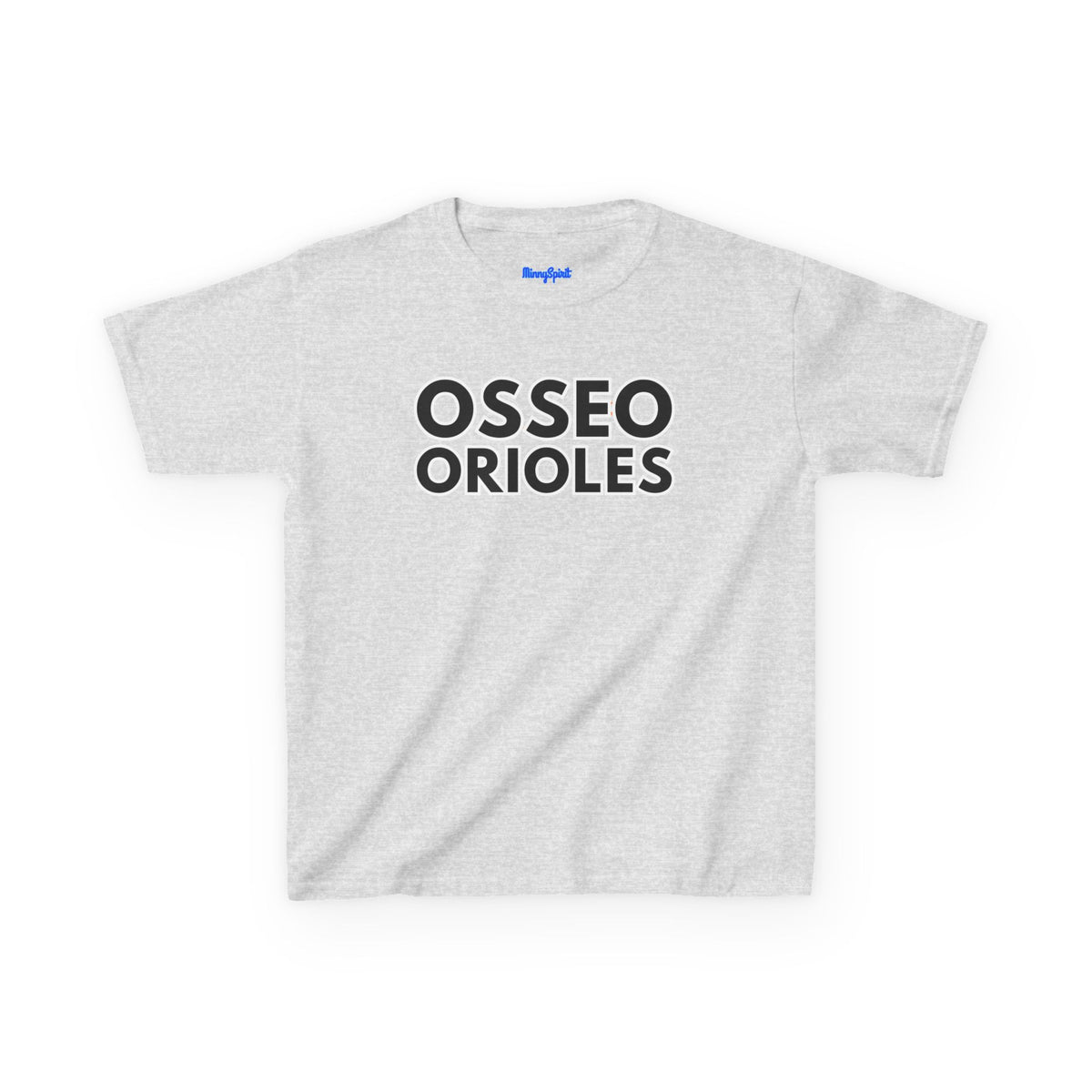 Osseo Orioles Kids Tee — Youth Shirt with Mascot Back Print