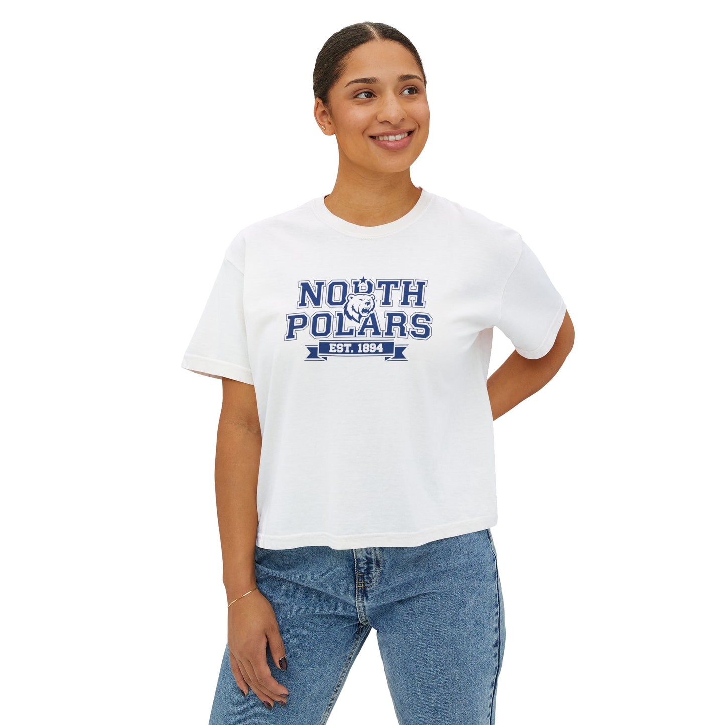 Minneapolis North Polars Women's Boxy Tee - Casual & Comfortable Style