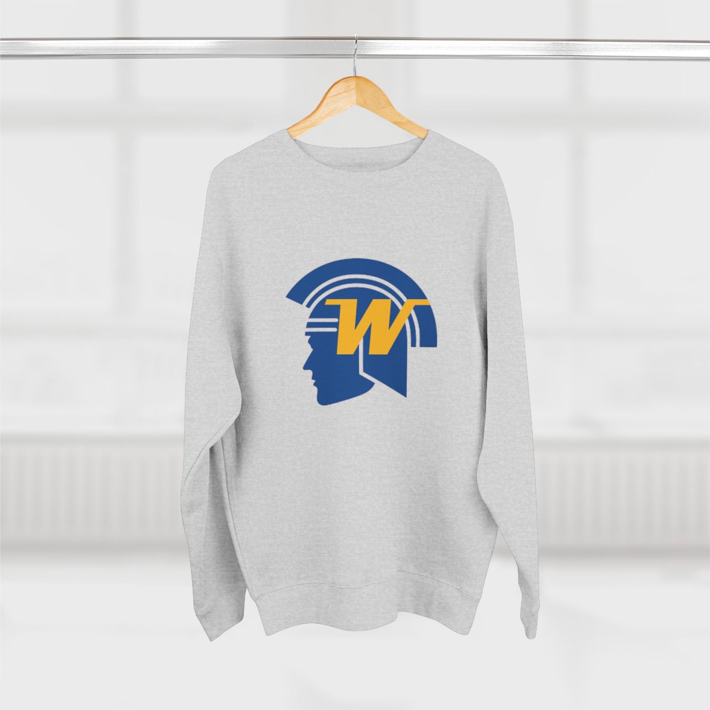Unisex Crewneck Sweatshirt with Wayzata Trojans Design - Perfect for Sports Fans & Casual Wear
