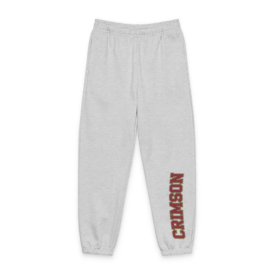 Maple Grove Crimson Sweatpants — Cozy Athletic Team Joggers