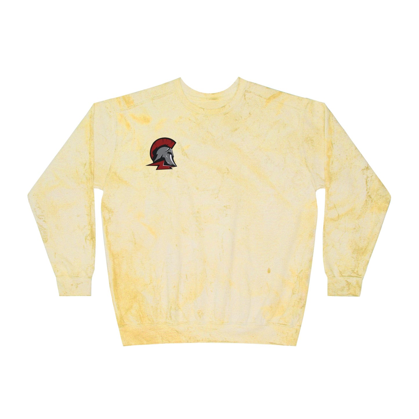 Richfield Spartans Color Blast Crewneck Sweatshirt for a Vibrant Vibe, Unisex Tie-Dye Fashion