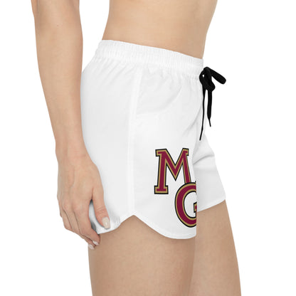 Maple Grove Crimson Women's Casual White Shorts