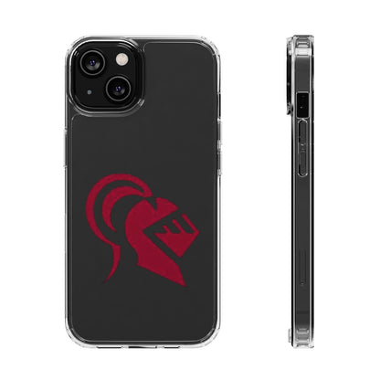 Irondale Knights Shield Clear Phone Case - Durable Protection with Bold Design