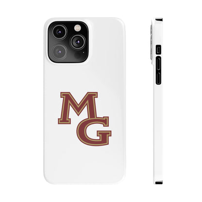 Maple Grove Crimson Slim Phone Case - Stylish Custom Cover for Daily Protection