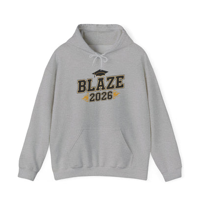 Burnsville Blaze Class of 2026 Block Hoodie