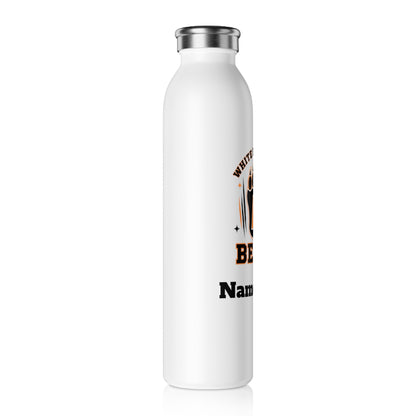 White Bear Lake Bears Slim Water Bottle —  Stainless Insulated Bottle