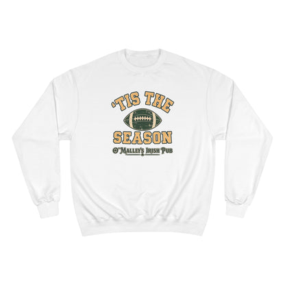 'Tis the Season Football Sweatshirt — O'Malley's Irish Pub Vintage Game Day Champion Crewneck