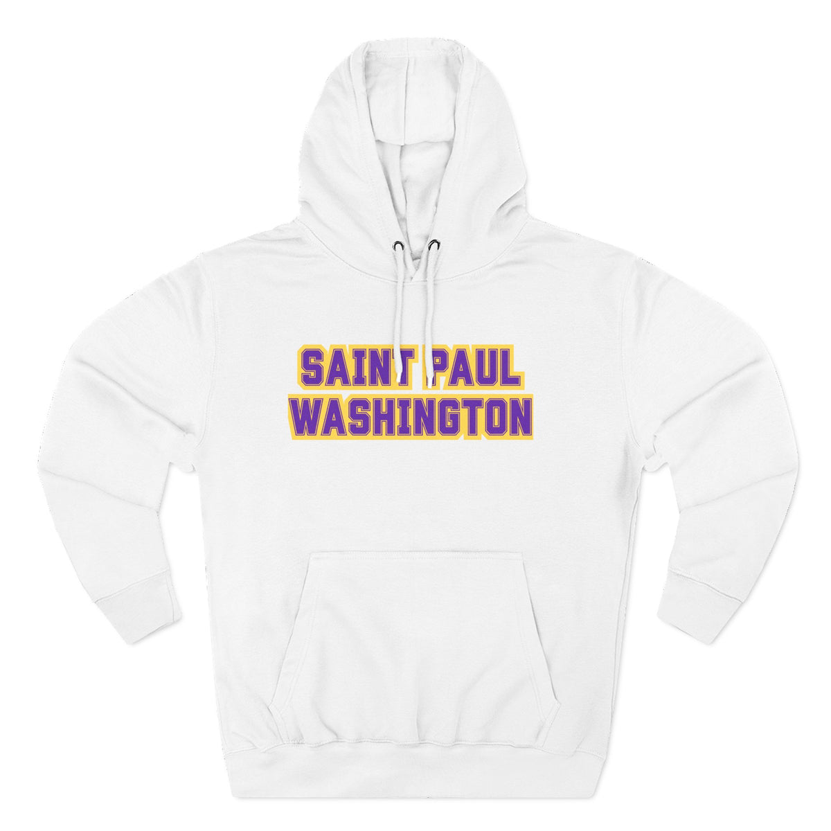 Saint Paul Washington Tech Eagles Hoodie — Collegiate Pullover with Bold Varsity Text